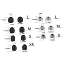 Ear Tips In-Ear Earbuds Cover Set for Sony WF-1000XM4 WF-1000XM3 (Black)