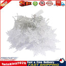 4m LED Snowflake Icicle Lamp Curtain String Lights Christmas Decor (EU CW) Newly