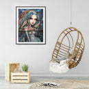 Girl Diamond Painting 5D DIY Full Round Drill Rhinestone