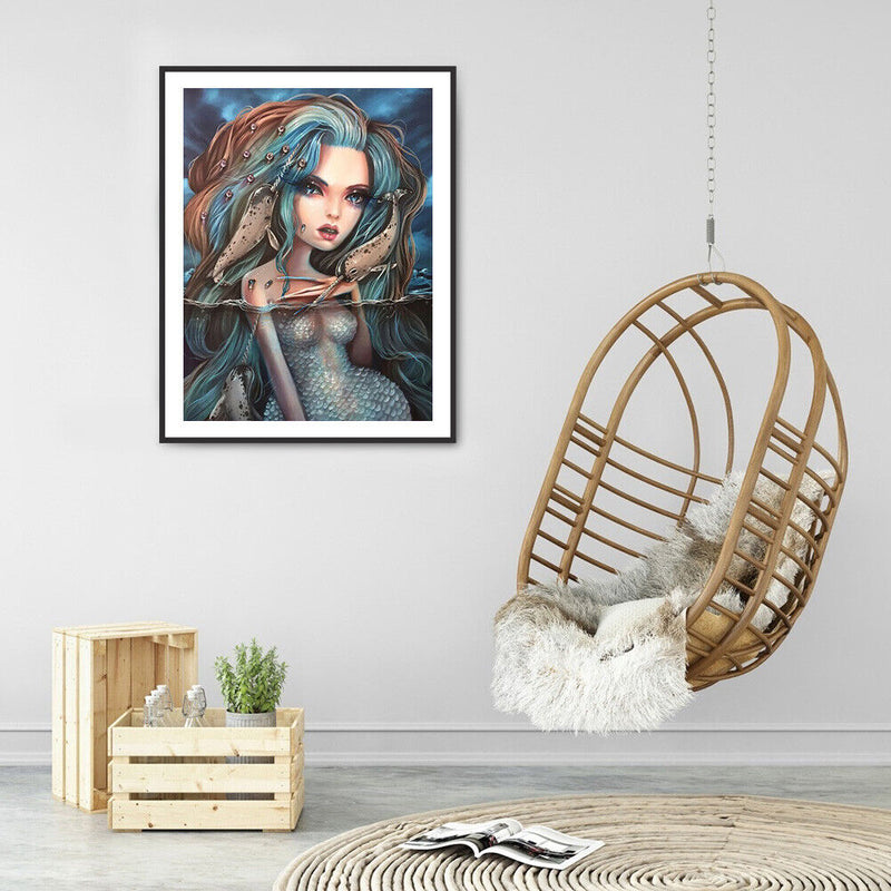 Girl Diamond Painting 5D DIY Full Round Drill Rhinestone