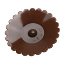 Bowknot Dustproof Reusable Cup Silicone Lid Cup Cover Seal Cover (Coffee)