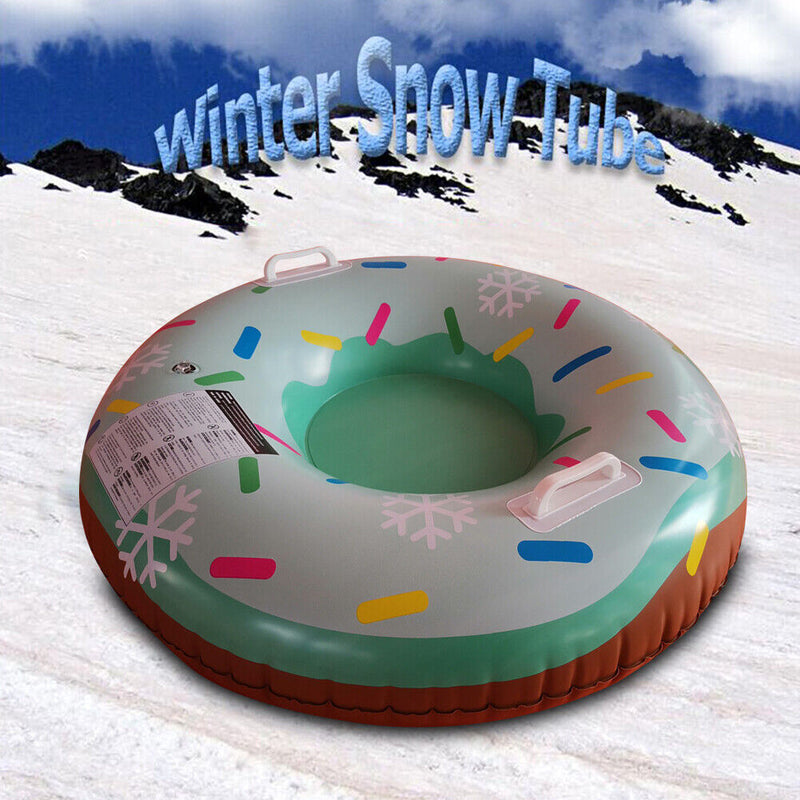 Winter Inflatable Skiing Circle Wear-Resistant Children Adults Snow Sled Ri