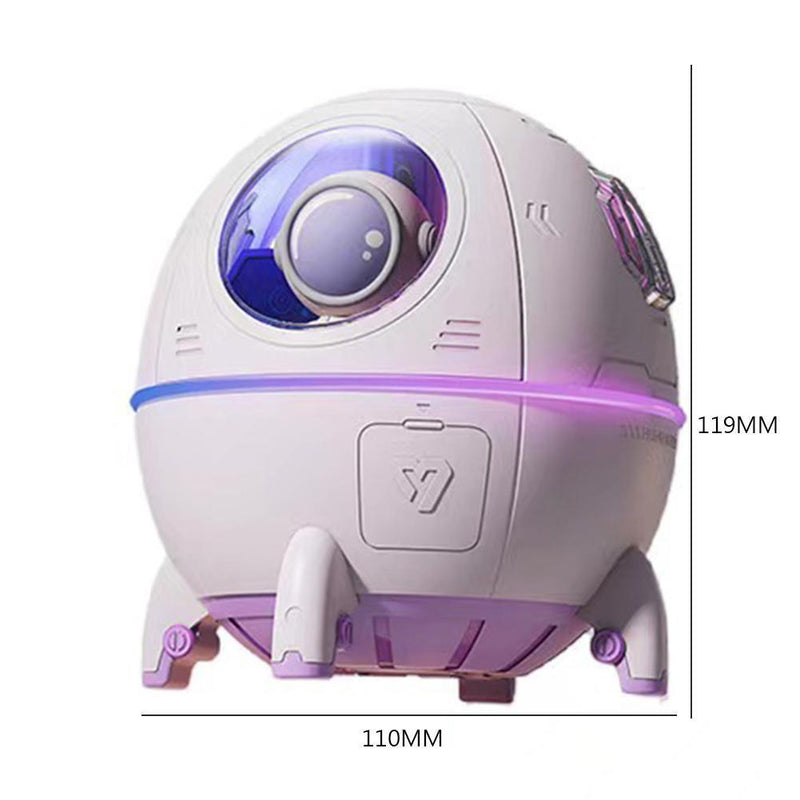 Astronaut Air Humidifier Moisturize Aroma Diffuser for Home (Pink USB)
