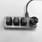 RGB Macro 3 Key + 1 Knob Programmable Mechanical Gaming Keyboard (Black)