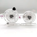 55mm Plastic Metal Winter Ice Fishing Reels Portable Fishing Reel (White) Newly