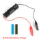 5pcs Power Battery Holder Case 1 Slot AA Batteries Box with Alligator Clip Newly