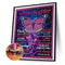 Butterfly English DIY Diamond Painting Special Shaped Pictures Home Decor