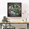 Abstract Word Full Round Drill Mosaic Wall Art Picture of Rhinestone Decoration