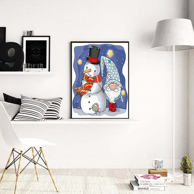 40x50cm DIY Gnome Oil Paint By Numbers Wall Home Living Room Bedroom Decorati