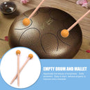 1 Pair Tongue Drum Mallet Marimba Percussion Instrument Drumstick (Yellow) Newly