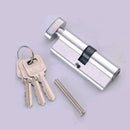 Thumb Turn Cylinder Euro Barrel Door Lock Core Anti Key Anti Drill Extra 3 W6G2