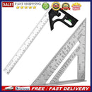 7 inch Triangle Ruler Aluminum Alloy Square Ruler Woodworking Measurement T