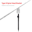 Carp Fishing Aluminum Bank Stick for Buzz Bar Bite Alarm Rod Rest (45-78cm)