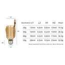 Boat Fishing Bait Feeder Cages Sinker Plastic Fishing Lure Cage (40g)