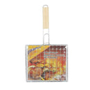 Barbecue Grilling Basket Grill BBQ Net Steak Meat Fish D3T4 Tool AU Holder Y5Y7