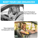 Vehicle Organizer for Meals Adjustable Car Food Storage Holder Car Accessories