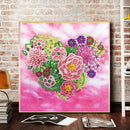 Diamond Painting Kit Heart Partial Special Shape Drill Rhinestone DIY Wall Art
