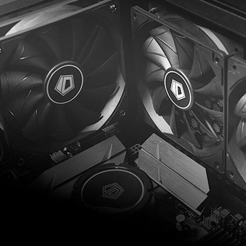 ID-COOLING 4 Pin 120mm Desktop Chassis Fan DC 12V Computer PC Case PWM Cooler