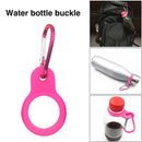 Outdoor Kettle Buckle Hook Camp Water Bottle Holder Carabiner (Rose Red) Newly