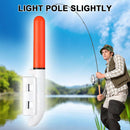 #A Night Fishing Rod Tip Alert Lights LED Induction Fish Bite Discoloration Ligh