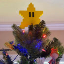 Pixel Starfish Shape Ornament Star Pendant Xmas Tree Topper Cartoon Hanger