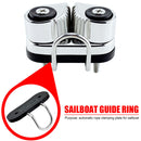 Ball Bearing Cleat with Leading Ring Marine Boat Sailing Sailboat Matic Fairl