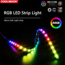 COOLMOON CM-LS40 5V ARGB PC Case LED Light Bar SATA 3PIN Computer RGB Lamp Newly