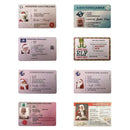 Santa Claus Driver License Card Christmas Gifts Greeting Cards Decor (Style