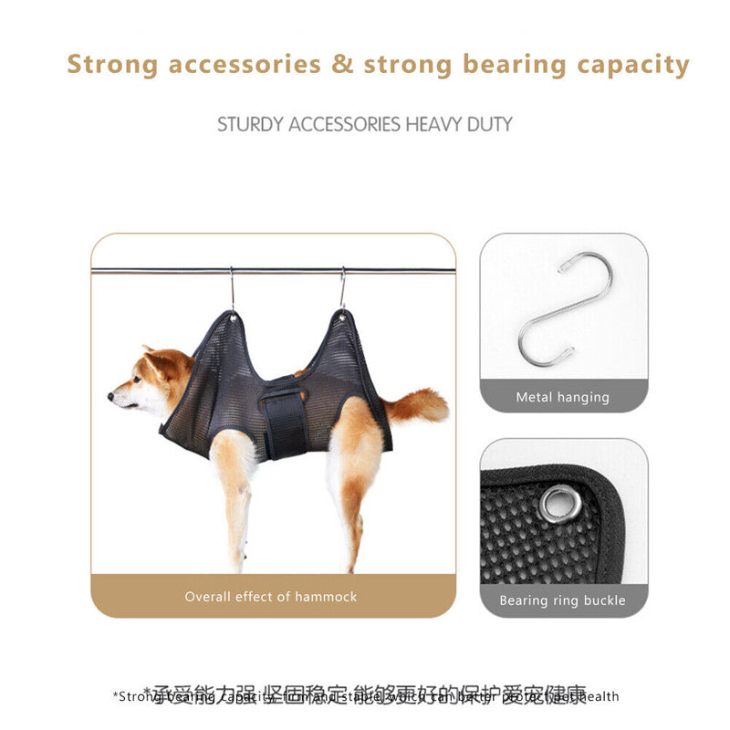 Pet Grooming Hammock Helper Cat Dogs Nail Clip Beauty Restraint Bathing Bag