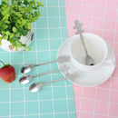 4Pcs Mini Christmas Steel Coffee Tea Kids Spoon Teaspoon Tableware E5G8
