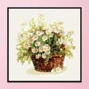 Flower Cross Stitch Kit DIY Embroidery Needlework Crafts 11CT Stamped Home De