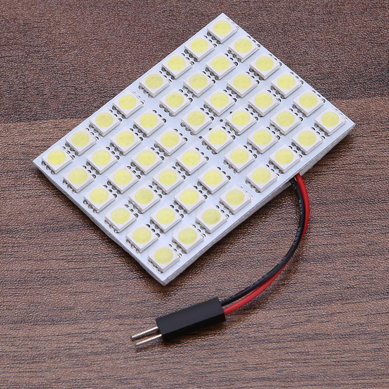 DC 12V T10 5050 48SMD LED Panel Car Interior White Light Festoon Dome Lamp Newly