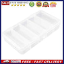 5 Compartments Storage Case Box Transparent Bait Tackle Container Organizer