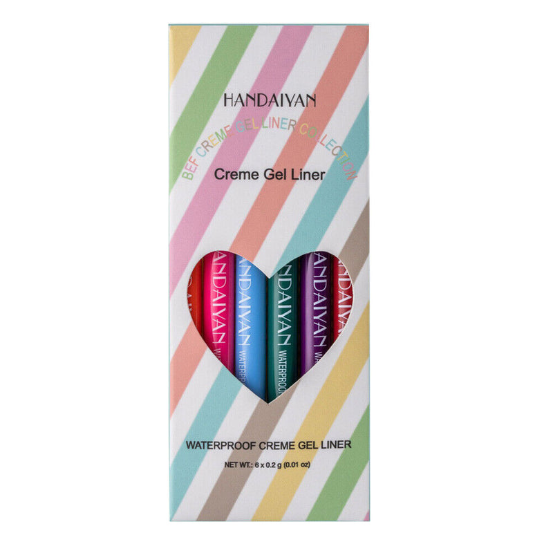 Handaiyan Colored Eyeliner Waterproof Eyeliner Pencil Long Lasting Matt (C)