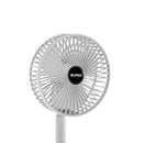 Touch Folding Fan Telescopic Mini Summer Student Desktop Table Fan (White)