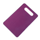 Plastic Non Slip Anti Bacterium Cutting Board Food Chopping Block(Purple)