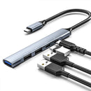 Type C to USB 2.0 USB 3.0 PD HUB 5 Ports USB Multi Splitter for Desktop Computer