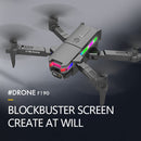 WL/RC F190 RC Drone FPV Altitude Hold Aircraft with 2 Battery (Black) Newly