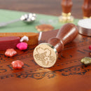 Retro Envelope Sealing Wax Copper Stamp DIY Art Decor Customs Supply (F263)