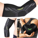 Elastic Breathable Gym Elbow Support Protective Sport Arm Joint Sleeve (L) Newly