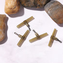 15pcs Carp Fishing Accessories Slide Bend Swivels Hair Rig Hook Link (B) Newly