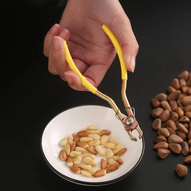 Pine Nuts Clip Sturdy Clip Sheller Iron Multifunctional Tool for Nuts Nut Clip#