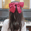 Women Hair Accessories Rubber Bands Satin Ribbon Bow Hair Rope Ponytail Holde