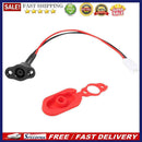 Electric Scooter Charging Port+Plastic Charger Power Cable Plug Cover for M