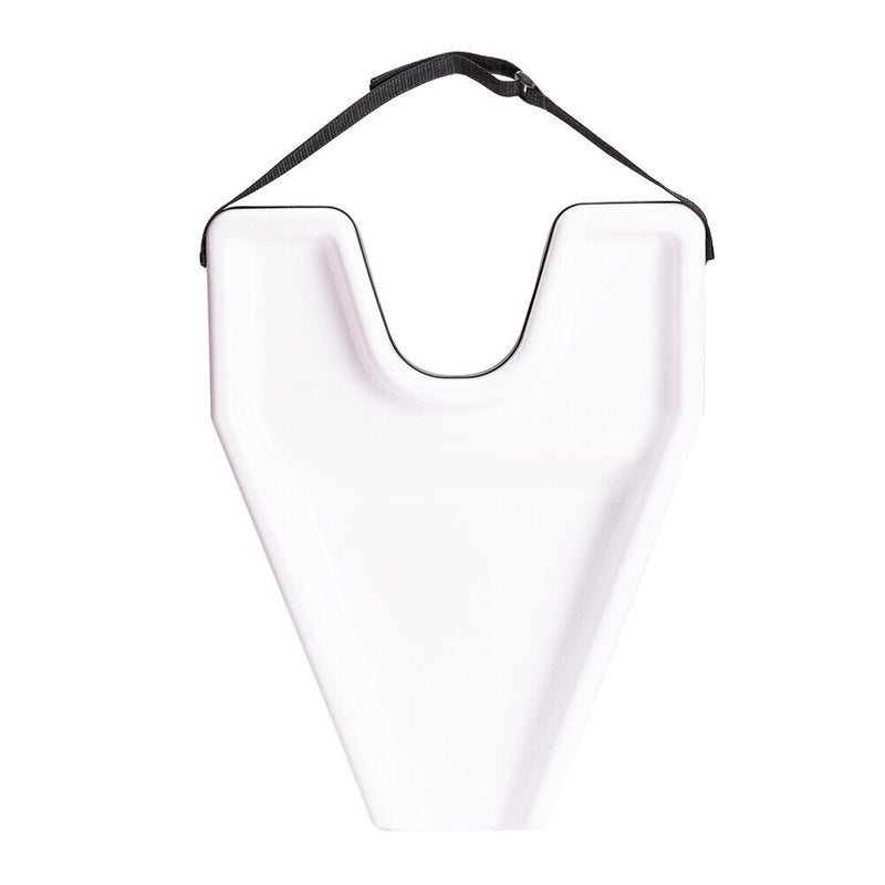 Portable Hair Washing Tray Patient Spa Neck Rest Professional Salon (White)