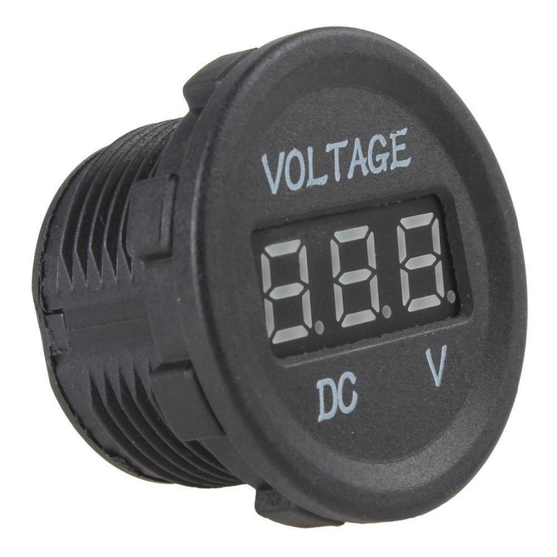 Automobile Motorcycle DC 12V to 24V LED Digital Voltmeter Bule Led