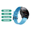 26mm Silicone Strap for Garmin Fenix 7X/6X/5X/5X Plus/3 Watch (Sky Blue) Newly