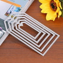 Metal Cutting Dies Circle Frame Stencils DIY Scrapbooking Paper Cards Die Cuts