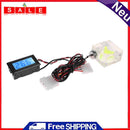 LED Digital Thermometer 3-Way Flow Meter for PC Water Cooling Liquid