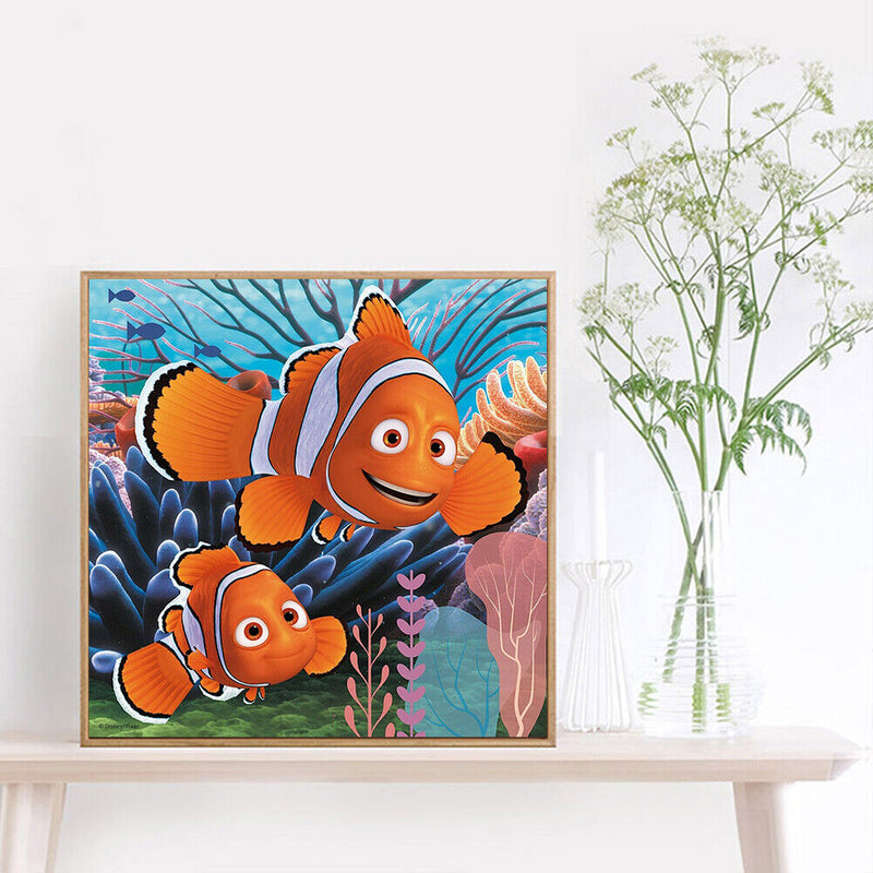 Goldfish Painting 5D Rhinestone Drill Diamond DIY Full Round Picture Kit Cartoon